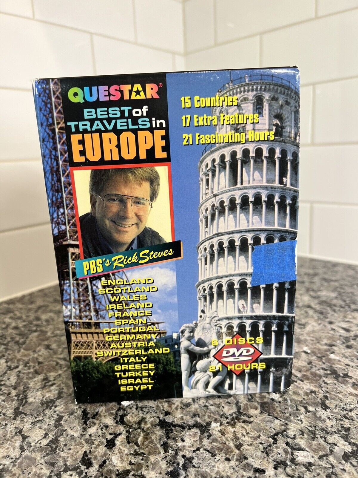 Rick Steves Best of Travels in Europe – 6 DVD Box Set – Italy, Spain, France…