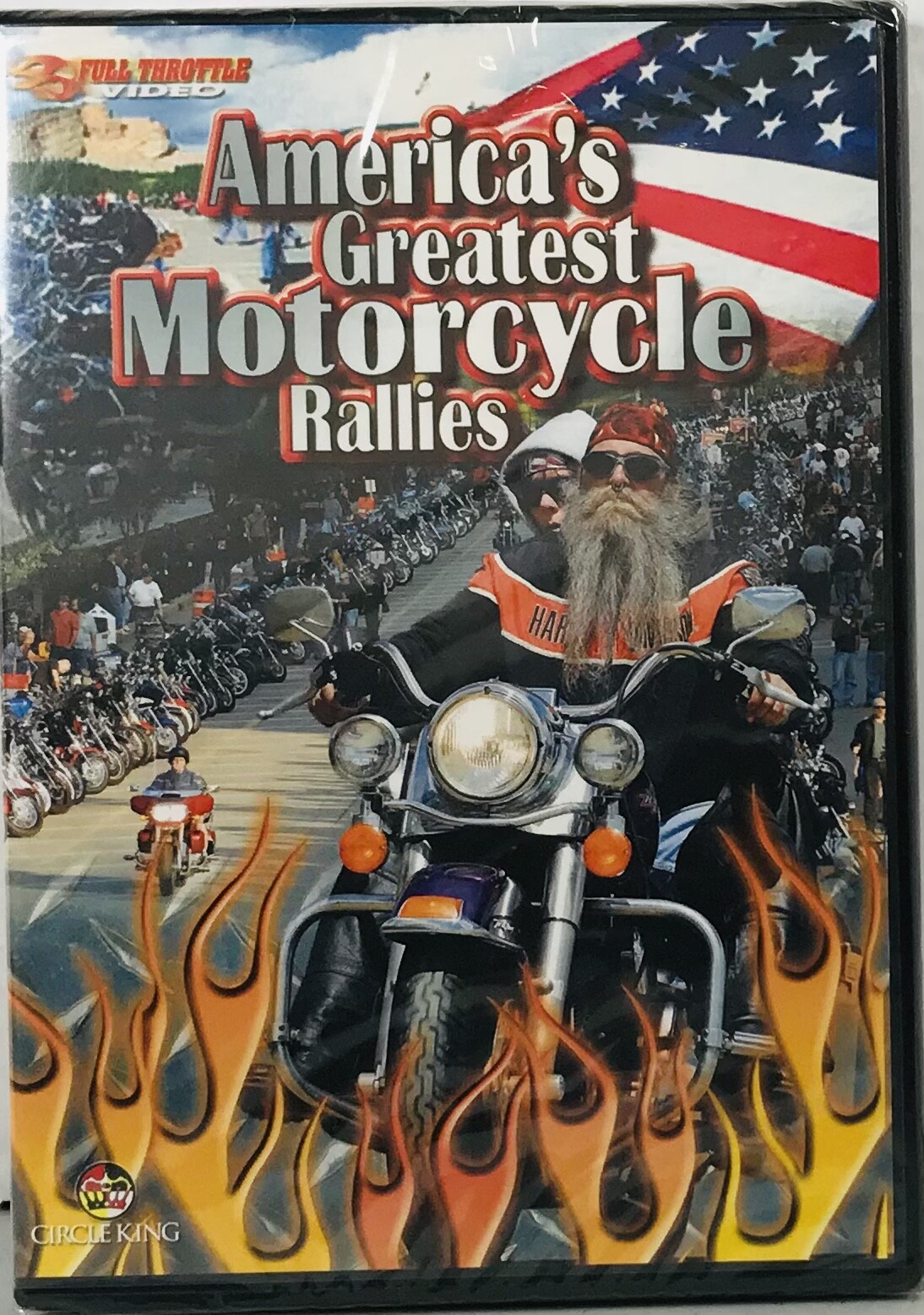 America’s Greatest Motorcycle Rallies by Full Throttle Video New Original Box