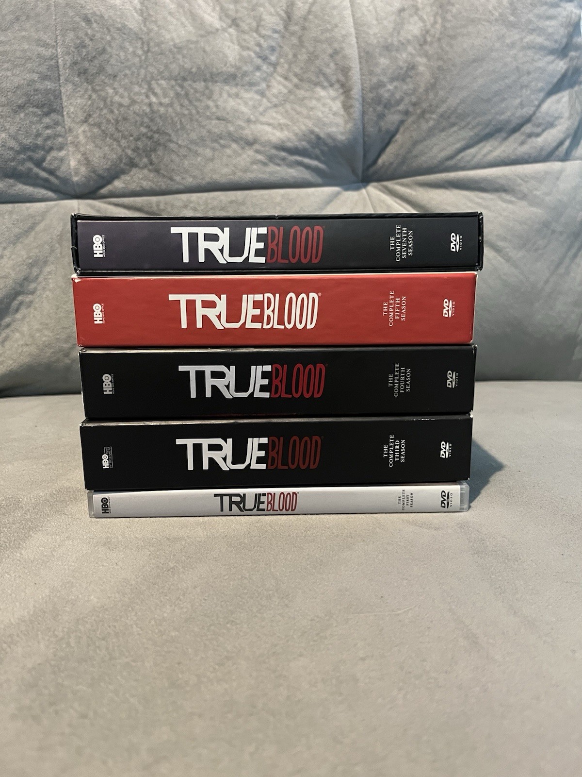 True Blood Seasons 1,3,4,5 and 7 DVD Complete Sets HBO Tv Show Vampire