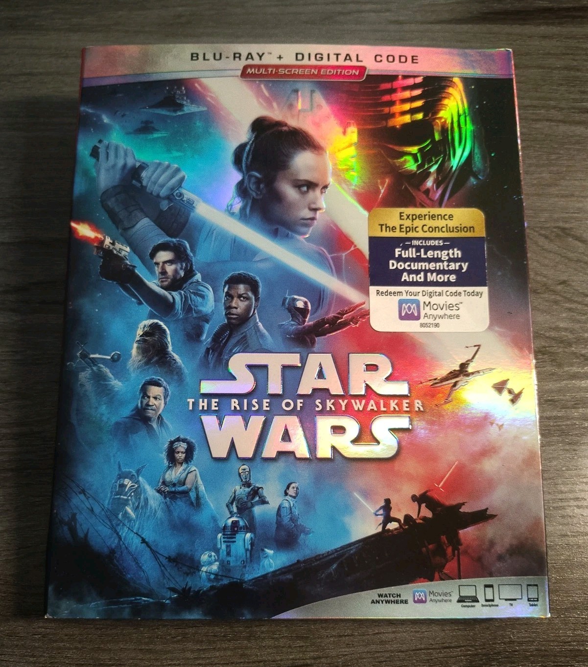 STAR WARS: THE LAST JEDI “Multi-Screen Edition” Blu-ray/Digital 2018 EXCELLENT
