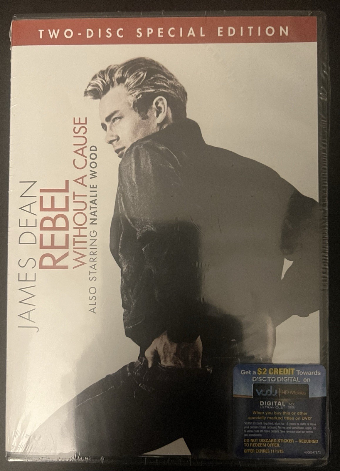 ‘Rebel Without a Cause’ (1955 ~ 2013 2 DVD Set NEW SEALED) James Dean