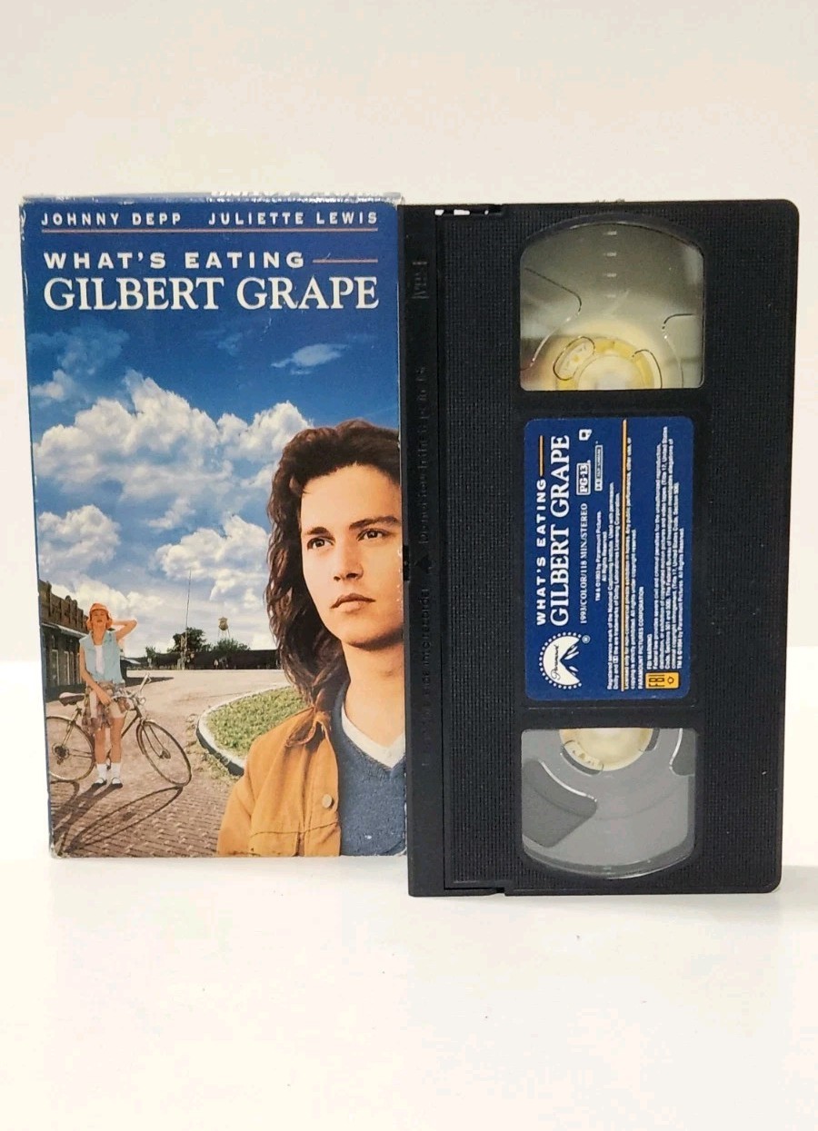 What’s Eating Gilbert Grape VHS 1994 Johnny Depp Leonardo DiCaprio Juliette Lewi
