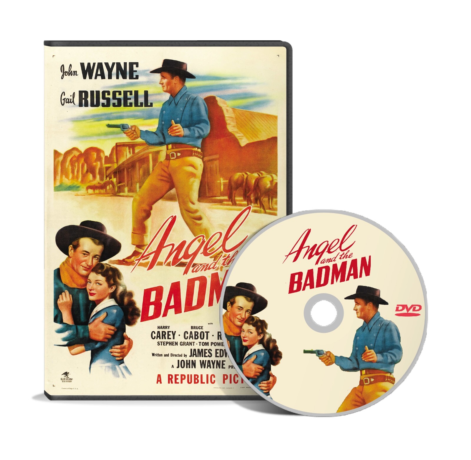 Angel and the Badman (1947) Romance, Western DVD
