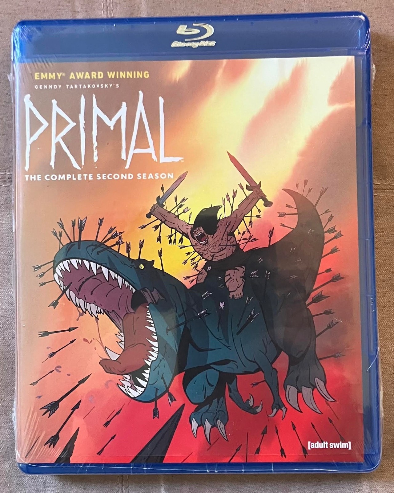 Genndy Tartarkovsky’s Primal Complete Seasons One & Two Blu-rays with Slipcovers