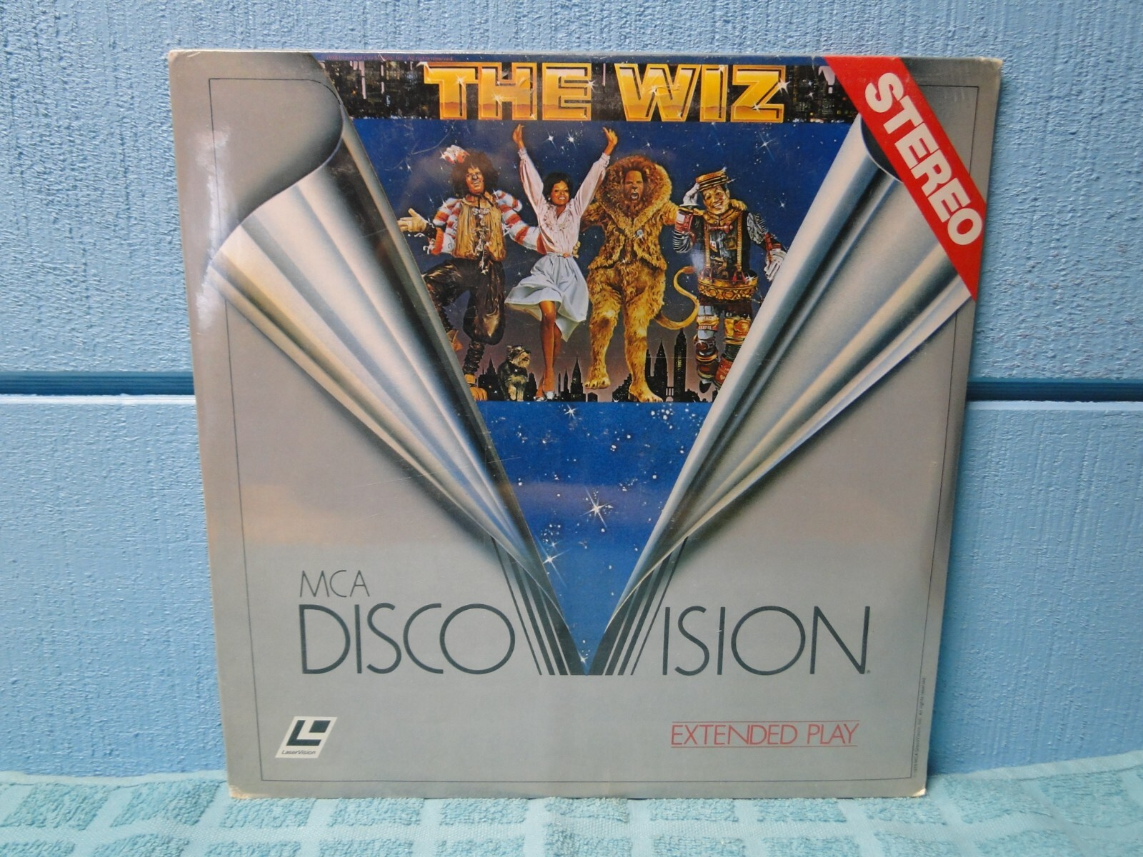 The Wiz Discovision Laserdisc BRAND NEW SEALED 2 Disc Set -EXTRA LDs SHIP FREE