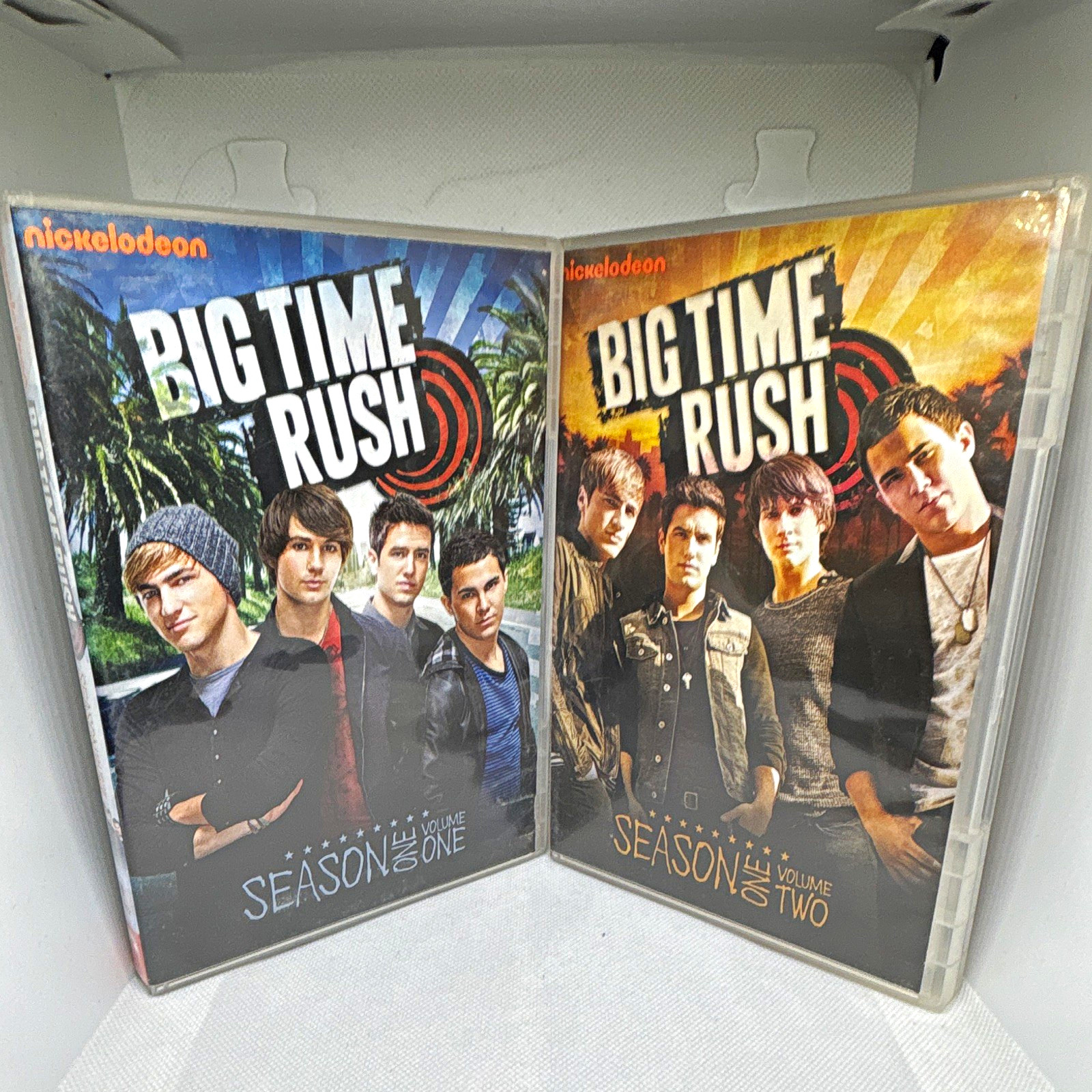 Nickelodeon Big Time Rush Season 1 Vol 1 & 2 DVD Set Tall/DVD Case