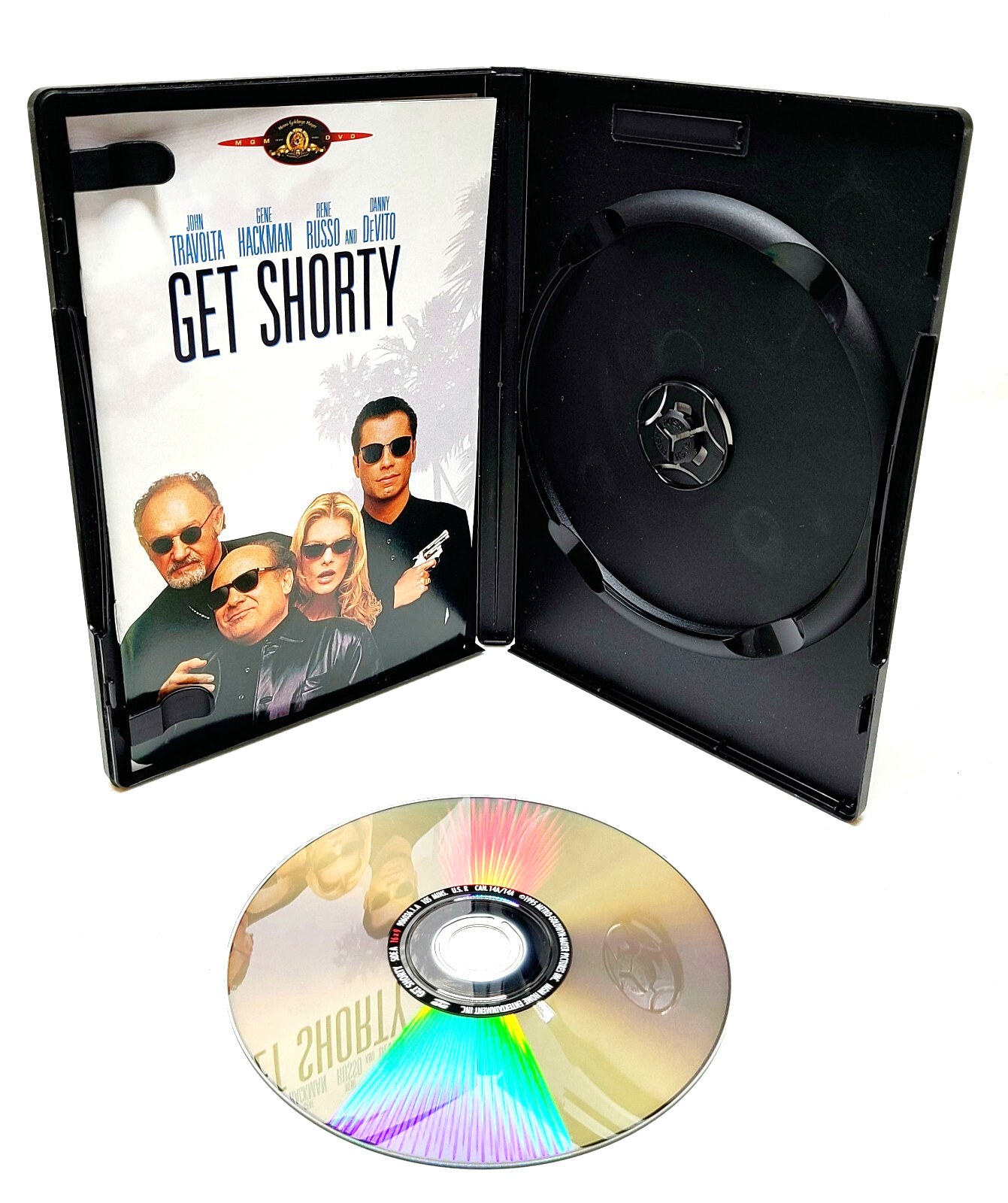 GET SHORTY & BE COOL DVD (Movie LOT OF 2) Widescreen John Travolta, Gene Hackman