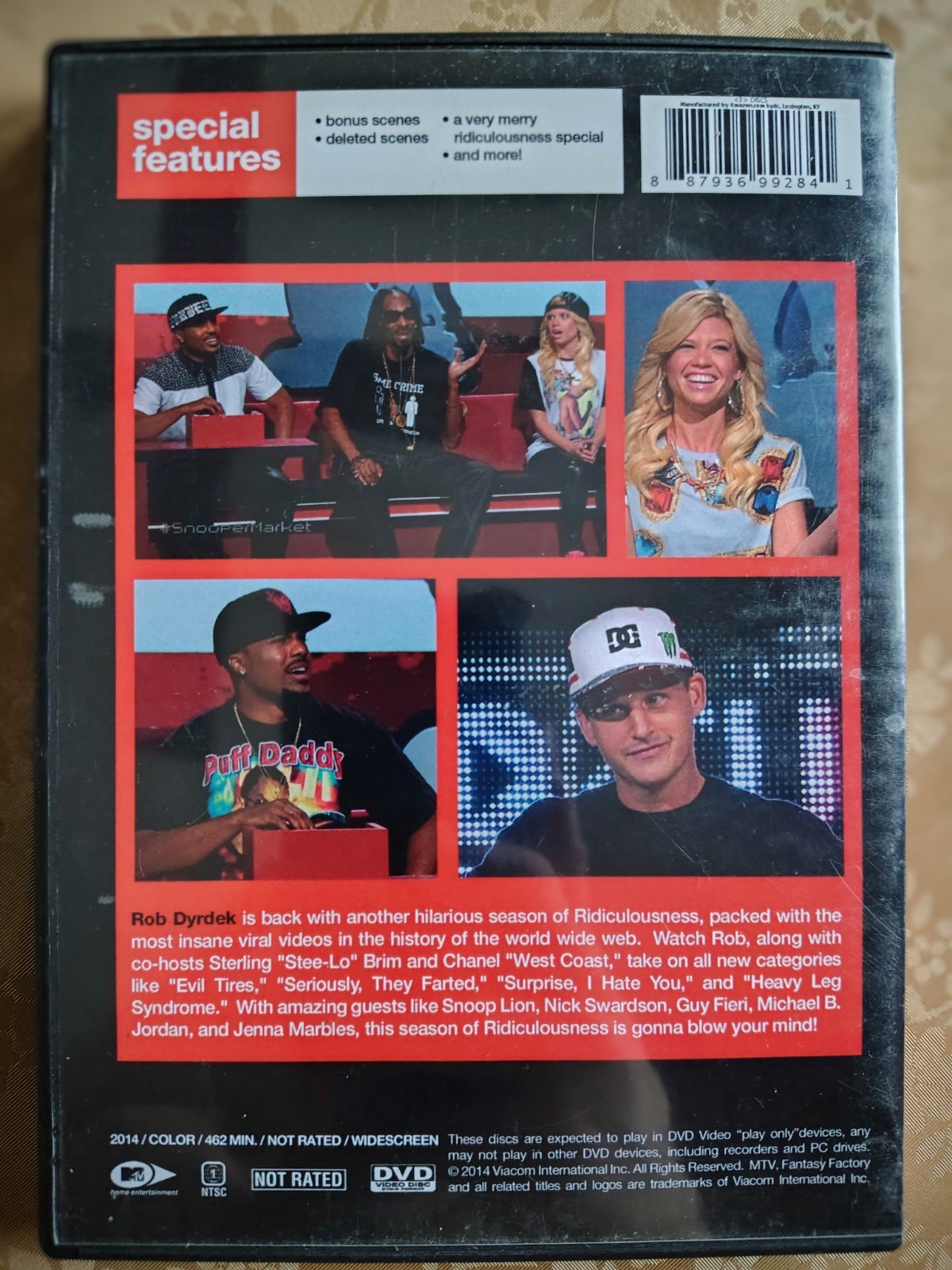 Ridiculousness MTV Season 4 3-Disc DVD Set Rob Dyrdek OOP Rare Out-of-Print