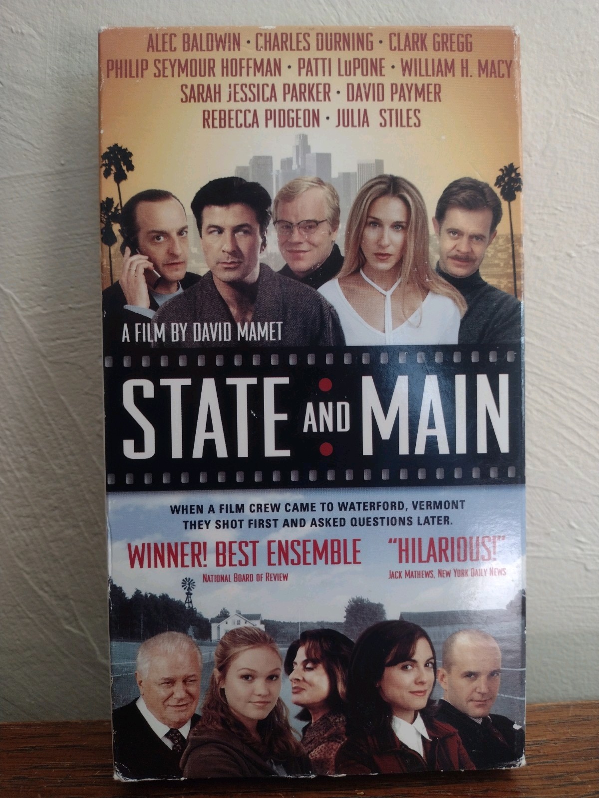 State and Main (VHS, 2001) David Mamet, Great Picture Quality, Fully Tested