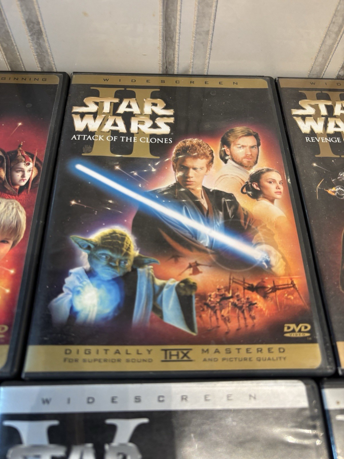 Star Wars DVDs 1-2-3 5-6 & Bonus Material 2 Disc Collection Wide Screen