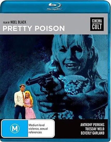 Pretty Poison NEW Classic Blu-Ray Disc Noel Black Anthony Perkins Tuesday Weld