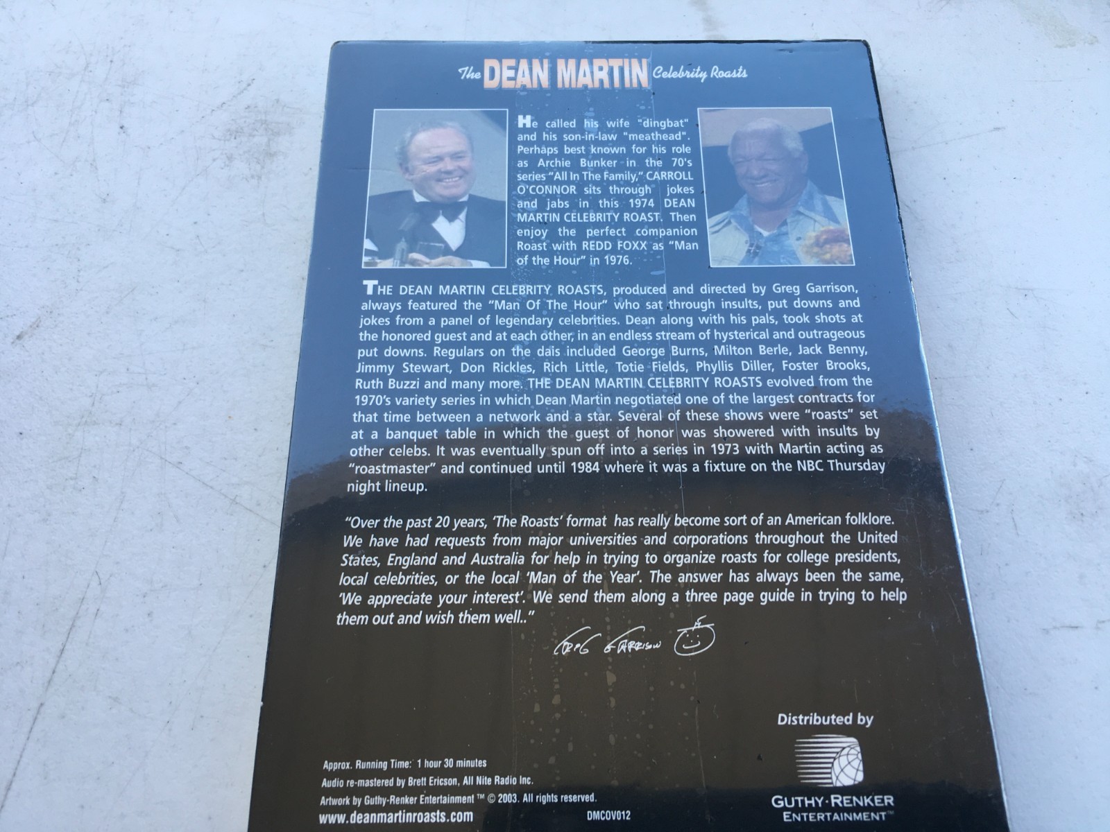 Dean Martin Celebrity Roasts Carroll O’Connor & Red Foxx Brand New