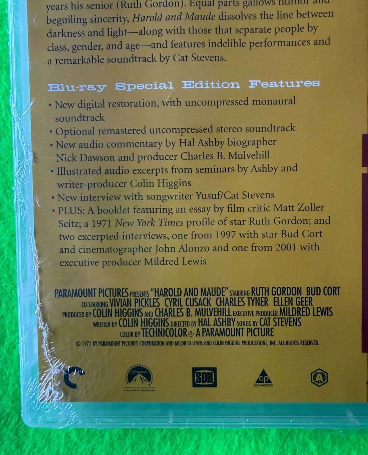 Blu-ray NEW & SEALED Harold and Maude Criterion Collection Hal Ashby Cat Stevens