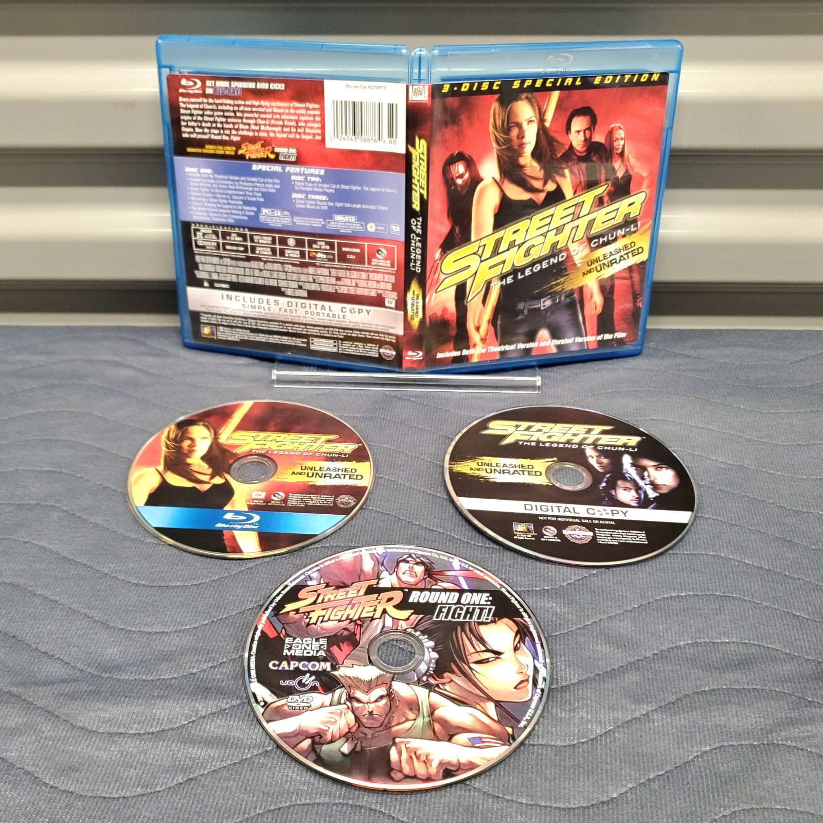 ​Street Fighter The Legend of Chun-Li Blu-ray DVD 3-Disc Unrated Special Edition
