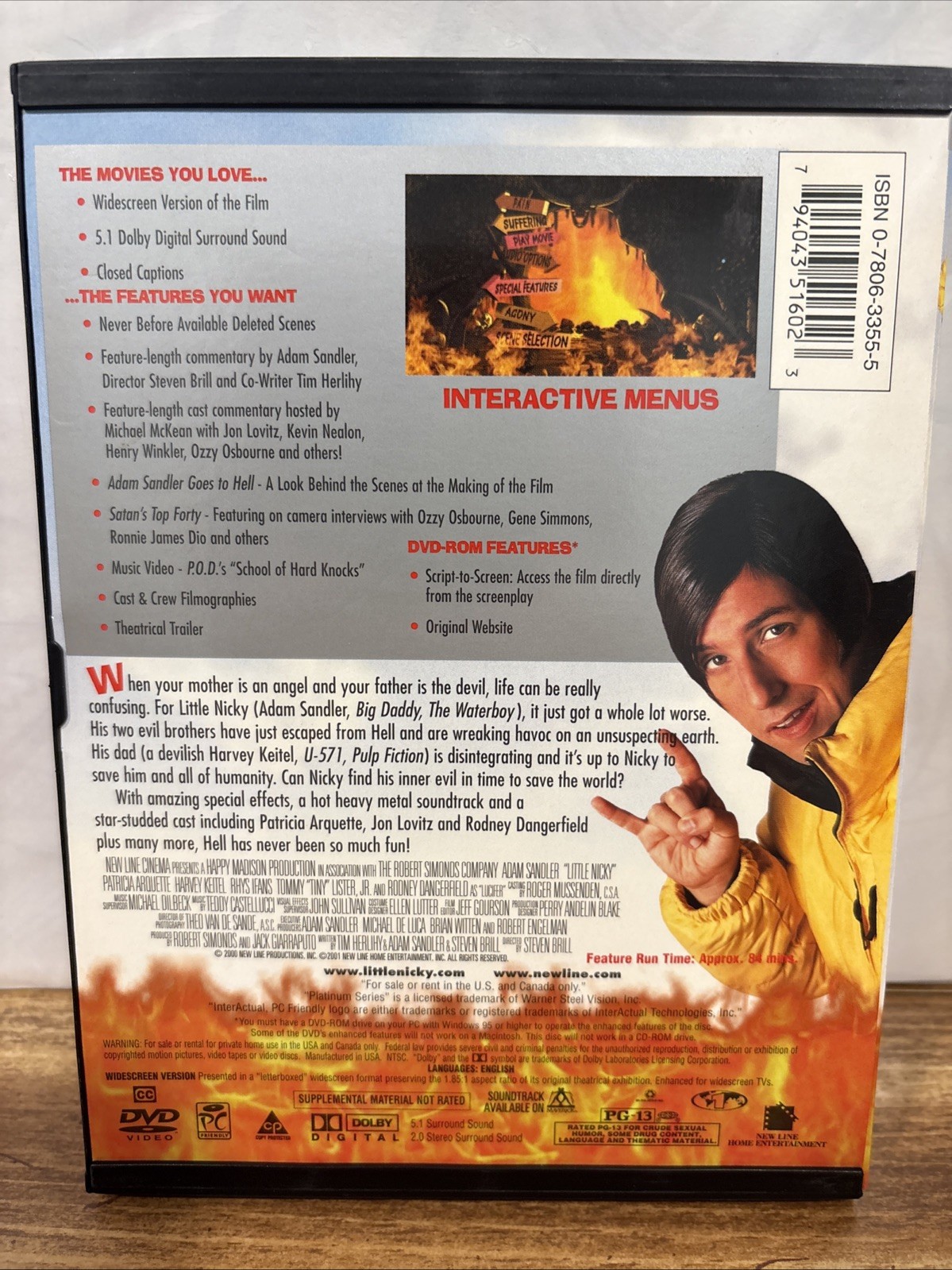 Little Nicky (DVD, 2000)