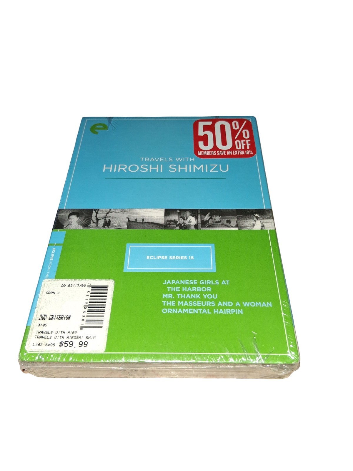 Travels with Hiroshi Shimizu Criterion Collection-Eclipse Series 15) (DVD) New