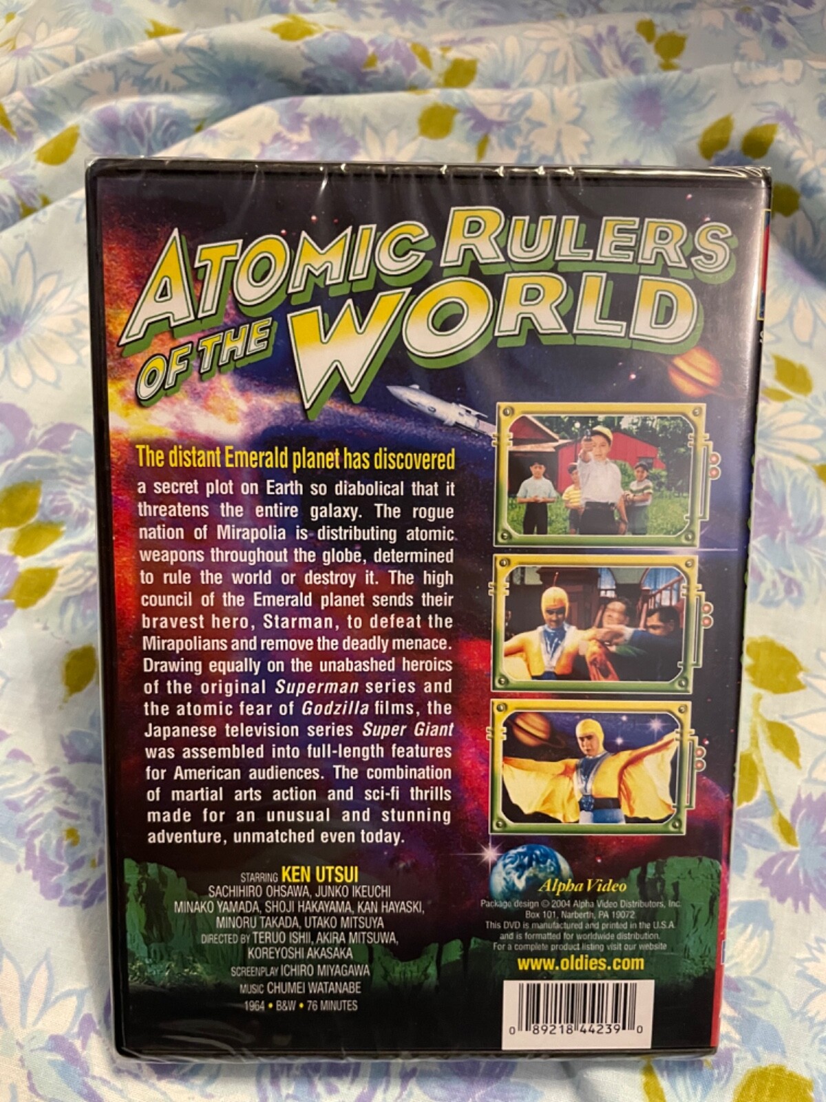 DVD Atomic Rulers of the world BRAND NEW Ken Utsui Saccihiro Ohsawa Junko Ikeuch