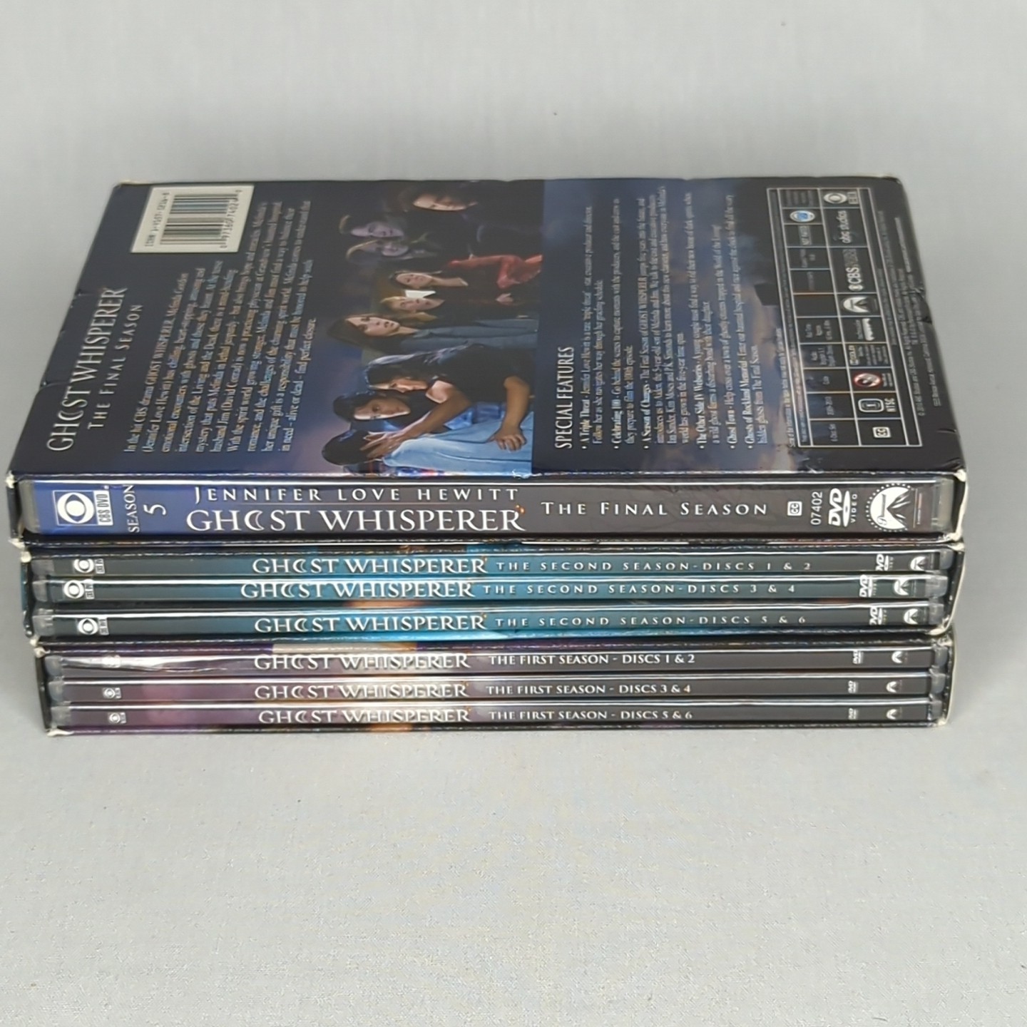 Ghost Whisperer Season 1, 2 & 5 DVD Sets – Lot Of 3