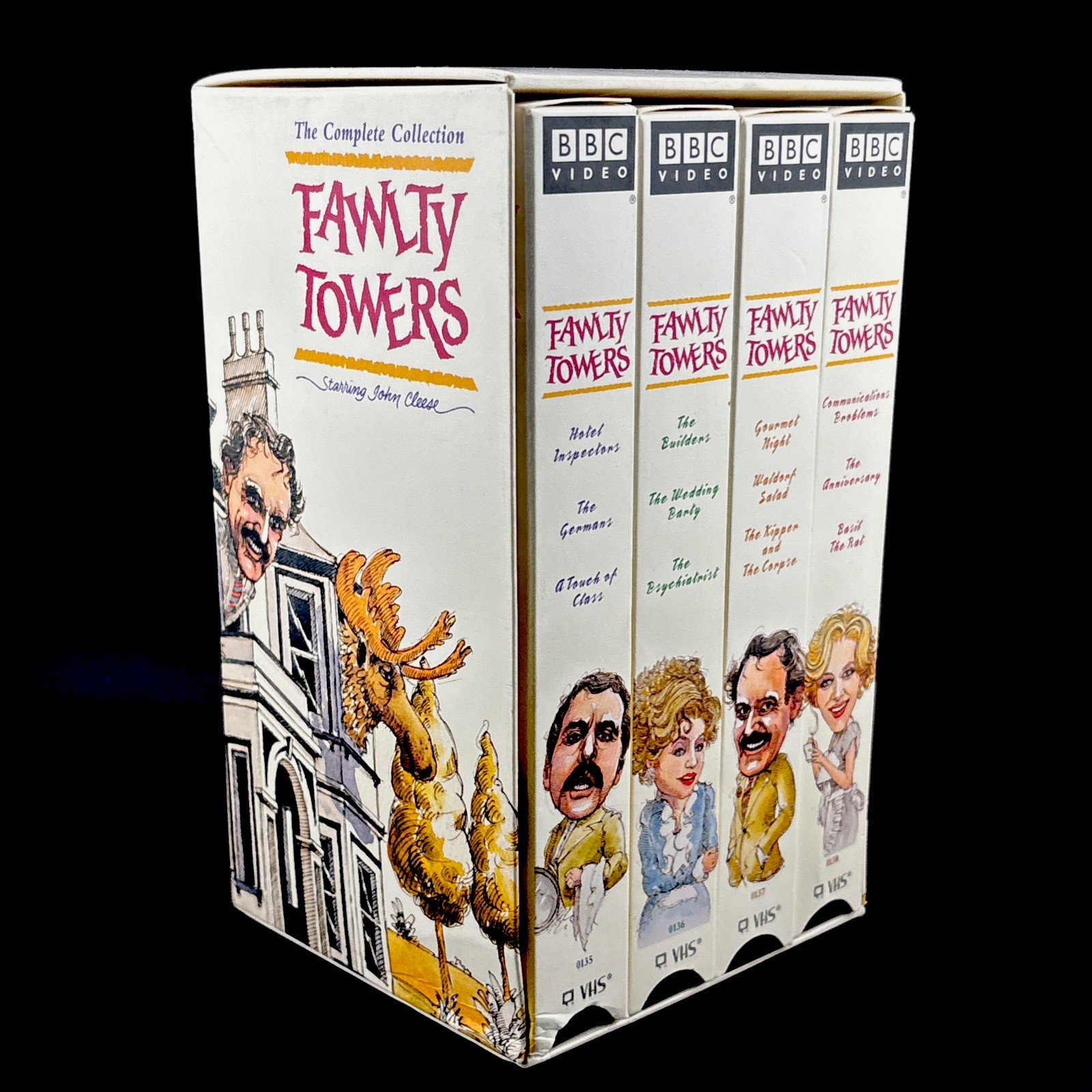 Fawlty Towers Complete Series VHS Box Set Remastered BBC Video British Comedy