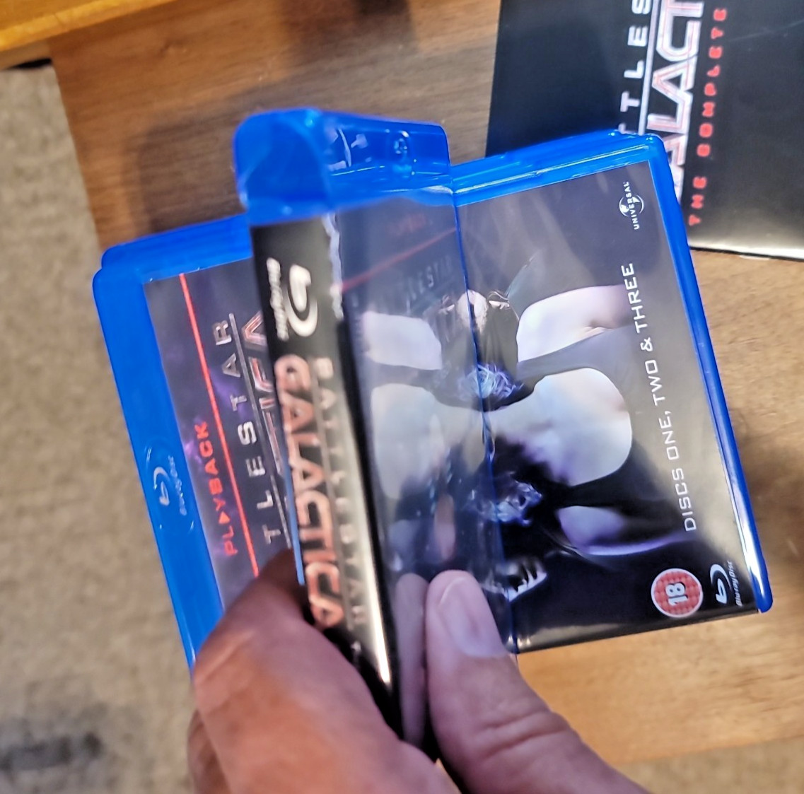 Battlestar Galactica: The Complete Series (Blu-ray) used VG+ region free