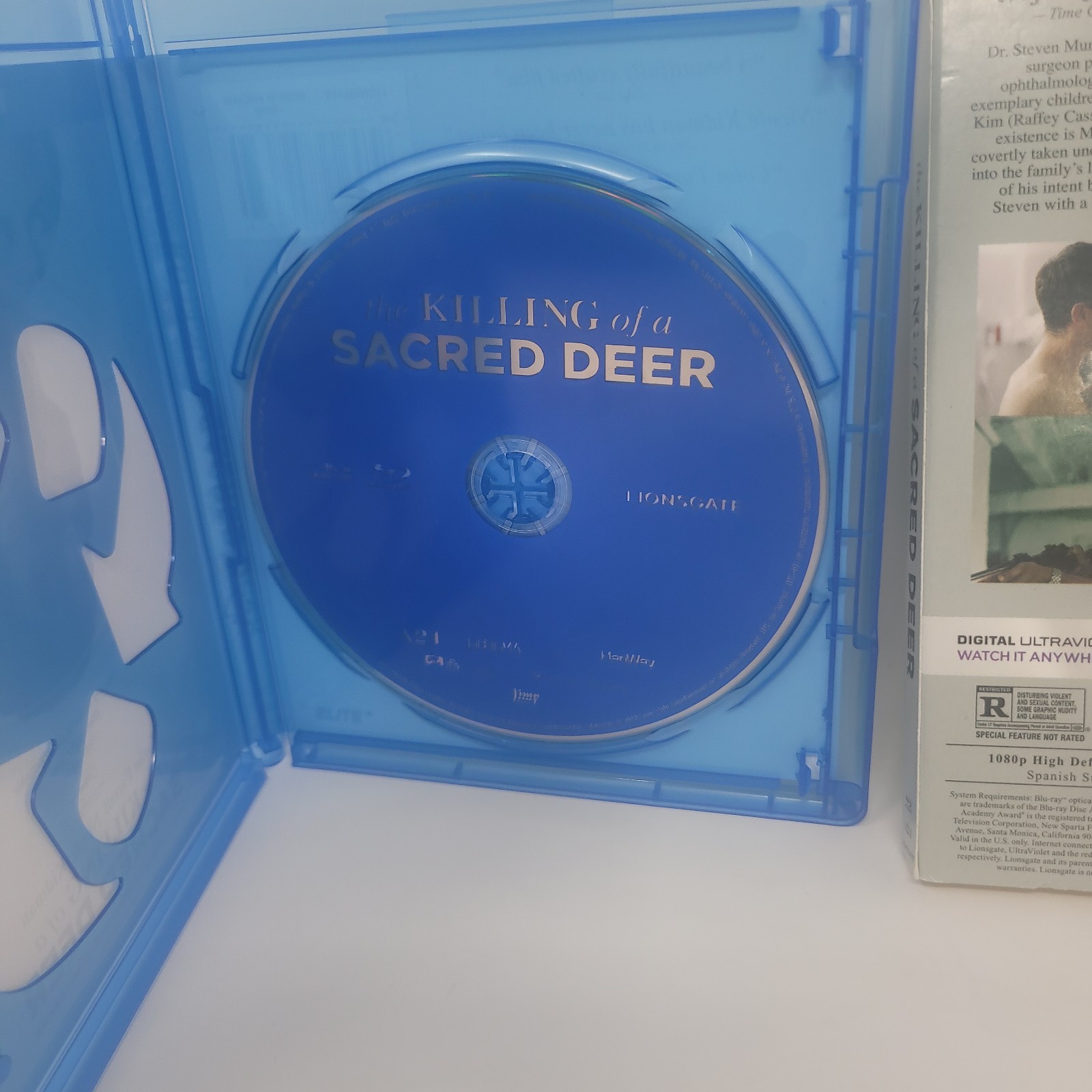 The Killing of a Sacred Deer Blu-ray 2017 Nicole Kidman w/ Slipcover NO DIGITAL
