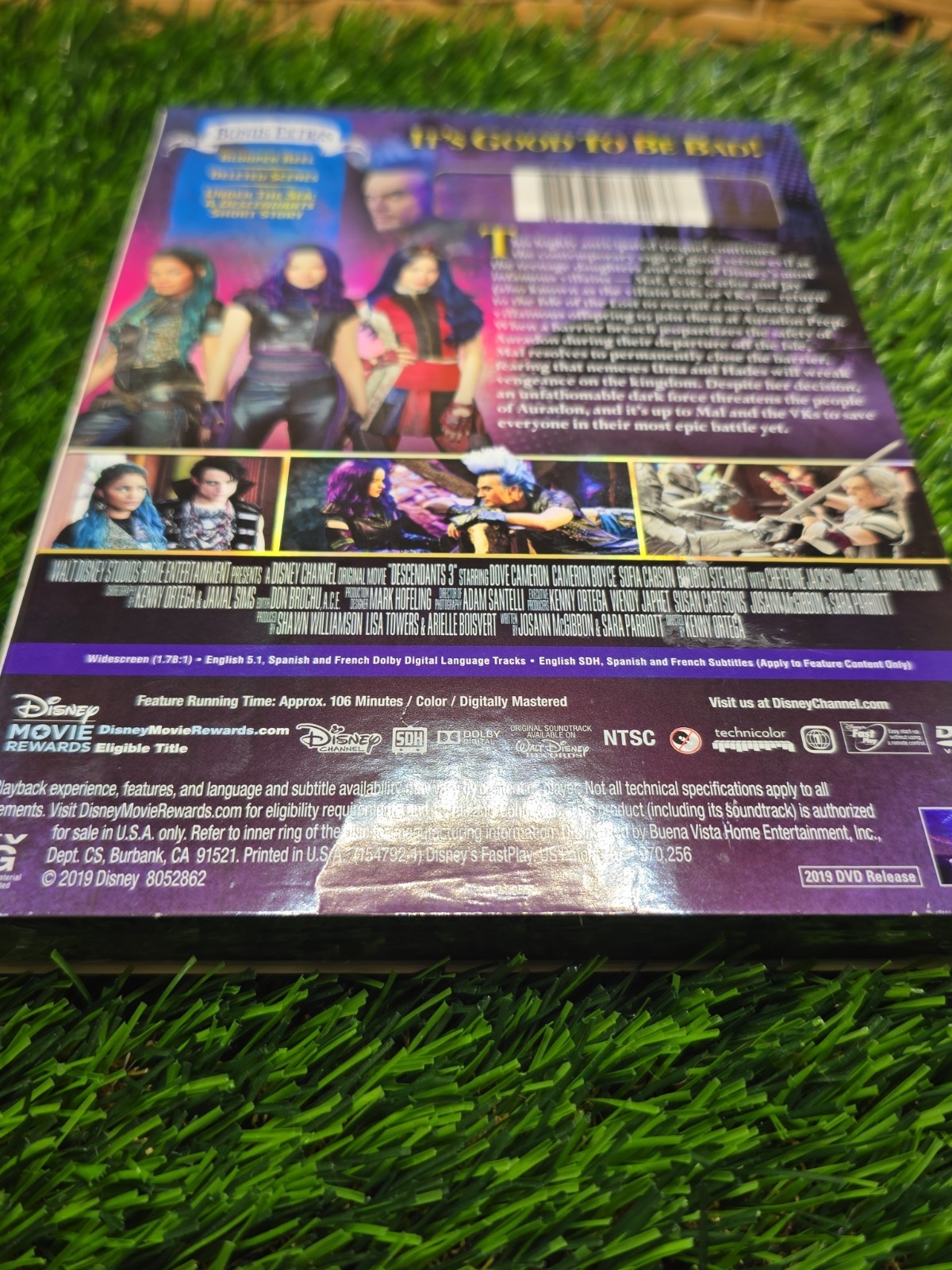 Disney Descendants & Descendants 2 DVD Lot 2-Disc Set Tall DVD Case