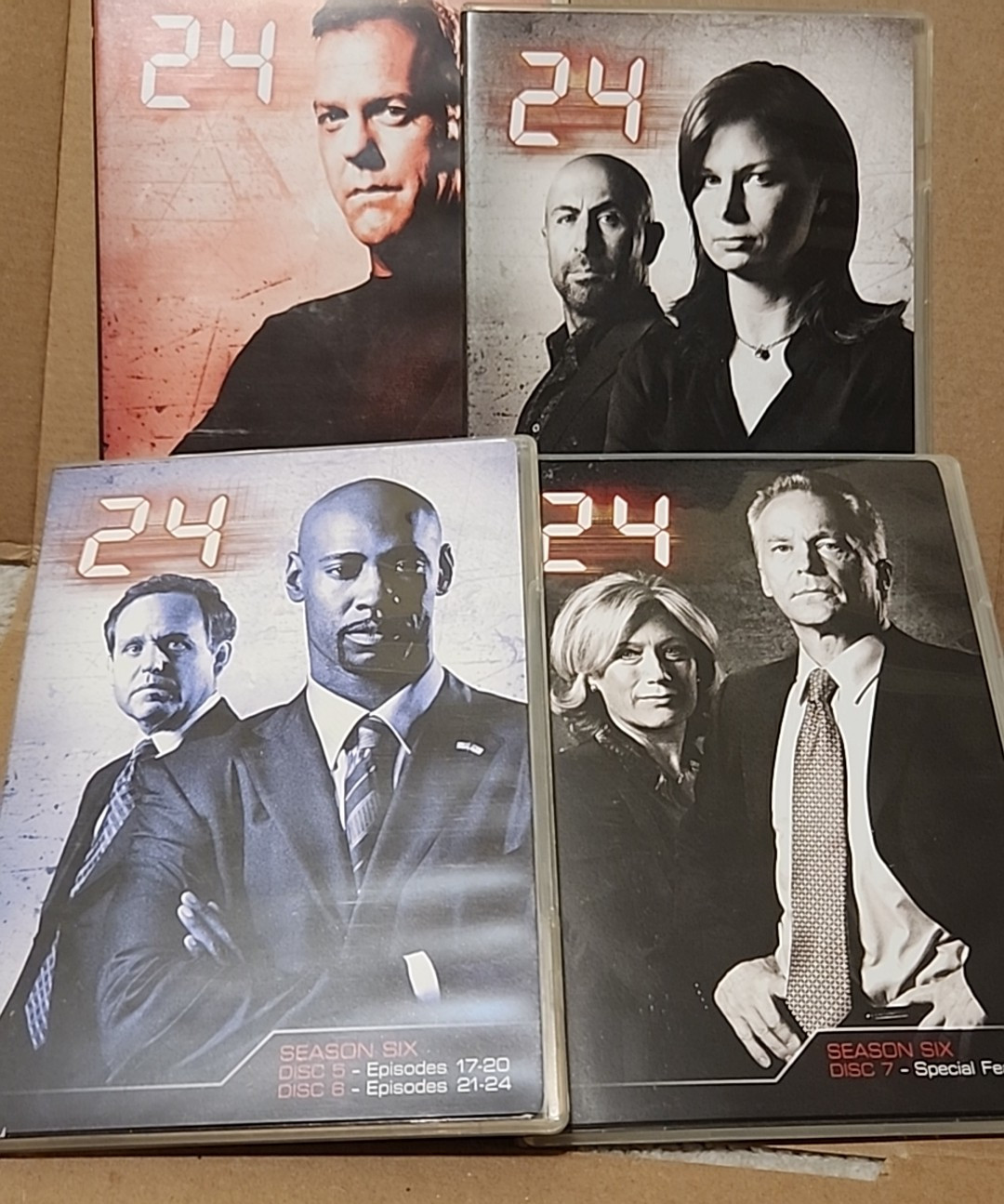 24 (2001 TV Series) DVD Box Set Complete Sixth Season Good Condition