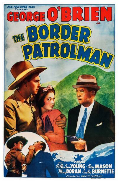 The Border Patrolman poster George O’Brien Polly Ann Young on 1936 OLD PHOTO