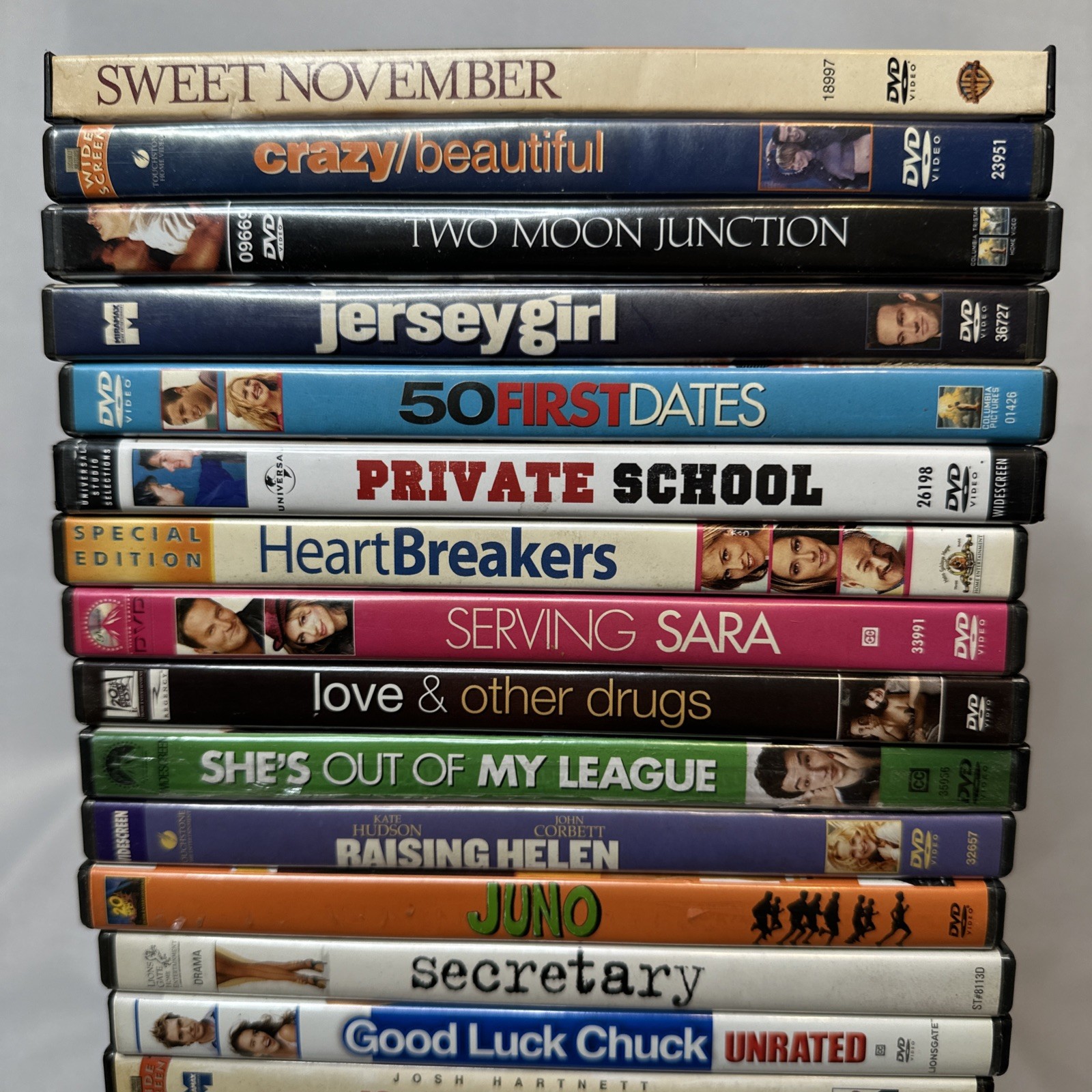 DVD Bundle Lot Of 23 Movies Date Night Romantic Comedy Drama Dramedy Valentines