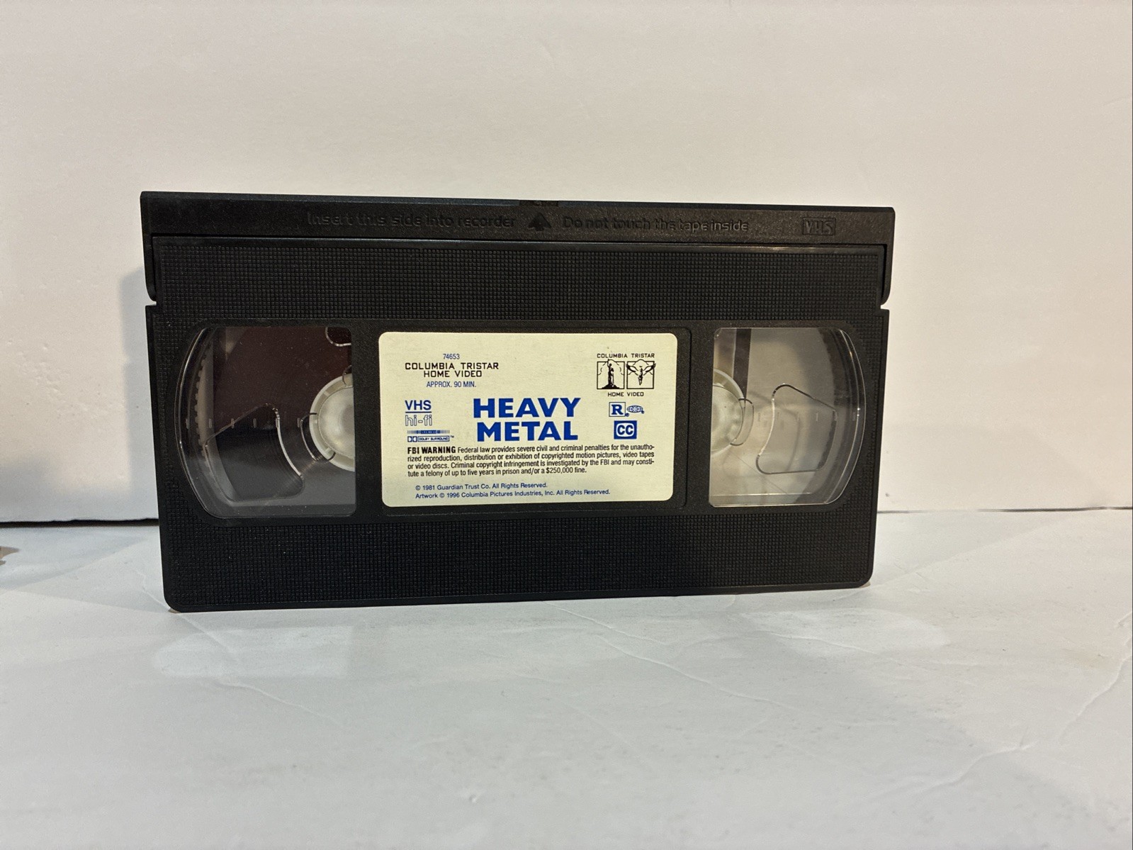 Heavy Metal VHS Movie Columbia Louder Nastier Than Ever Cult Classic HTF Tested