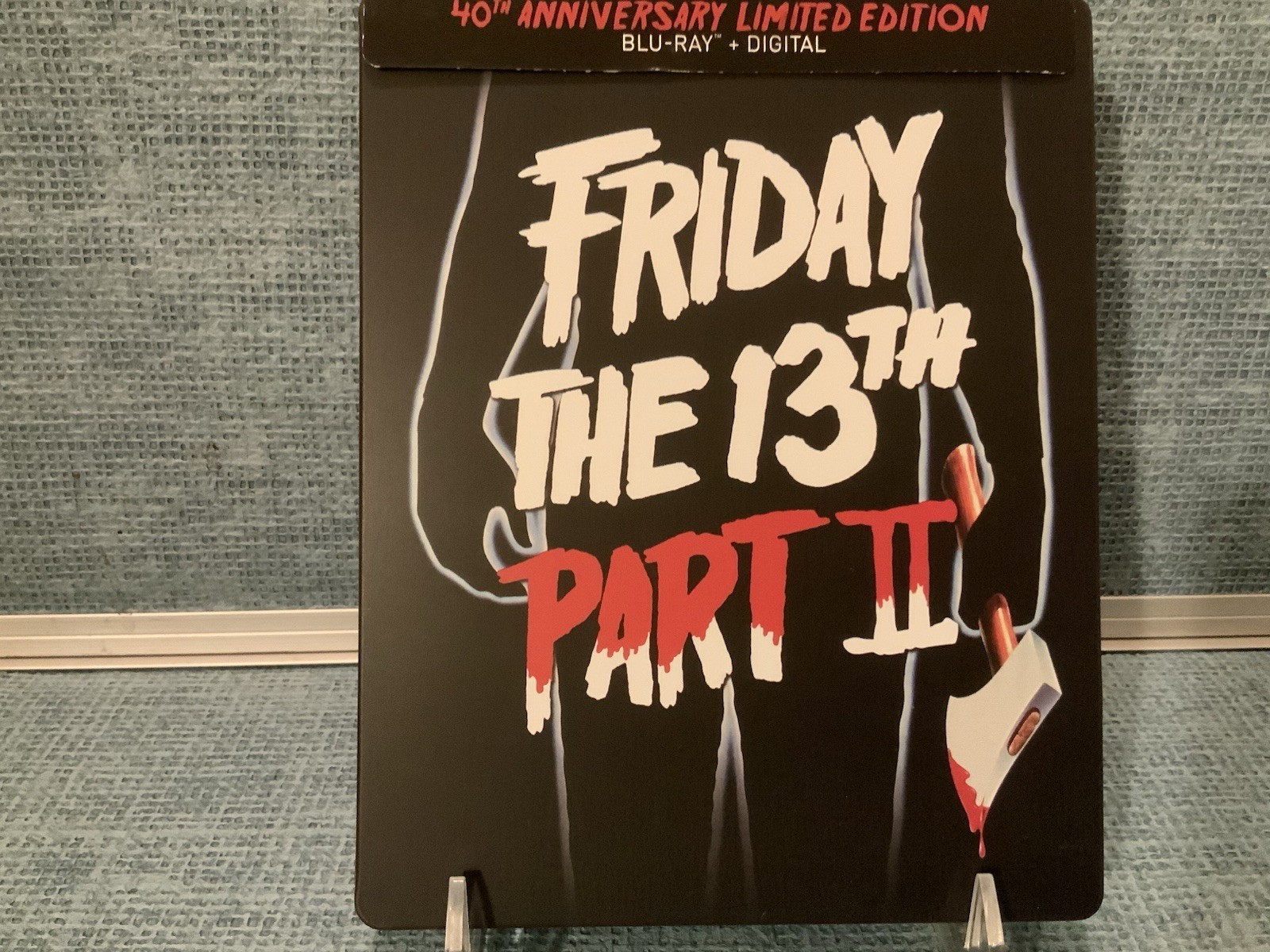FRIDAY THE 13TH PART II, 40TH ANNIV BLU RAY STEELBOOK