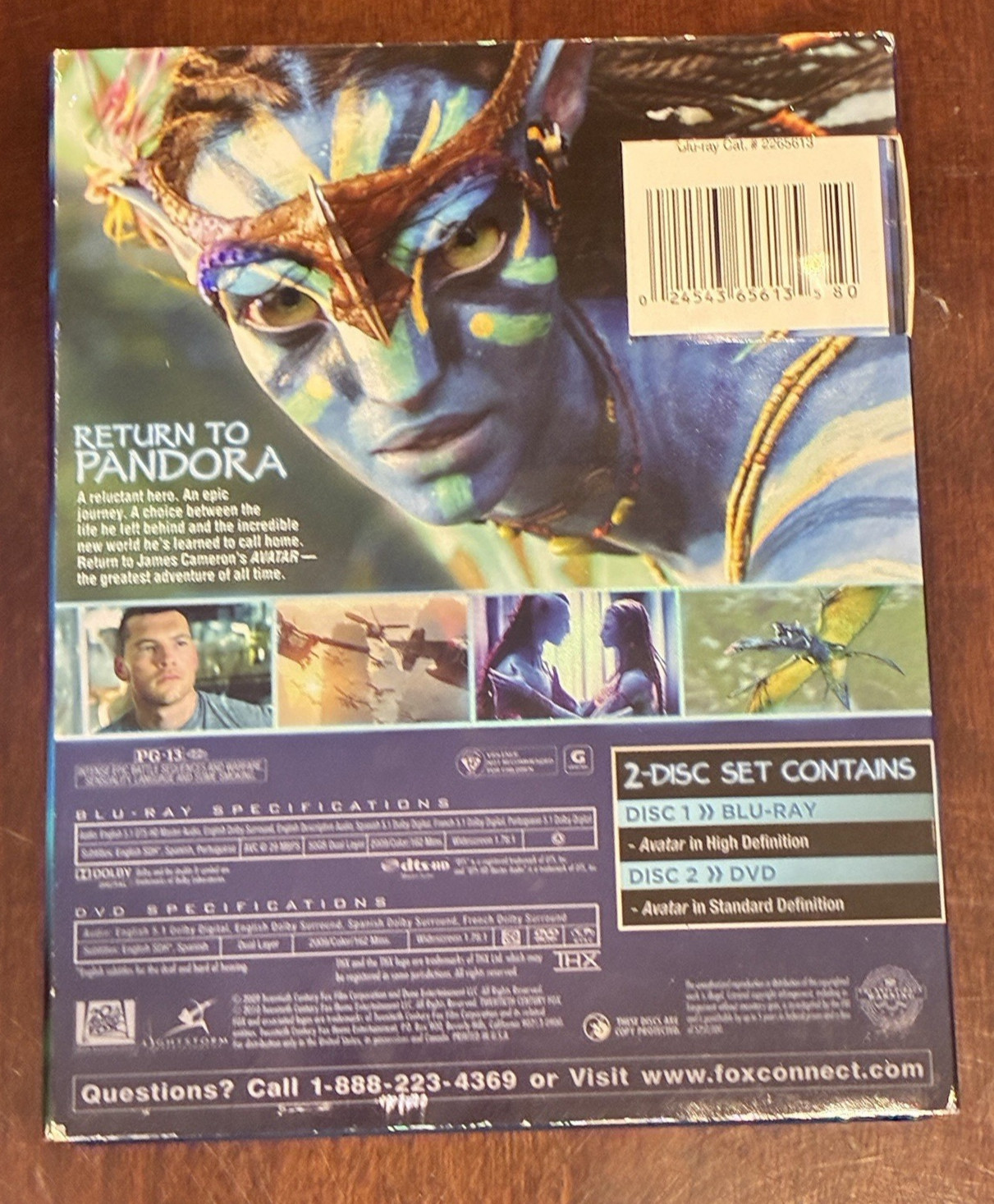 Avatar Blu-ray/DVD Combo Two-Disc Original Theatrical Edition
