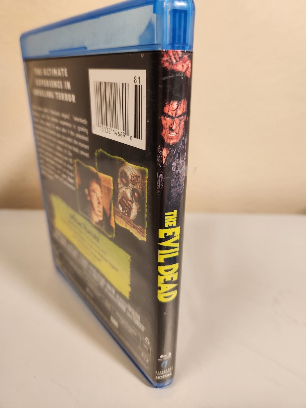 The Evil Dead (Blu-ray, 1981) Horror Cult Sam Raimi Bruce Campbell Anchor Bay