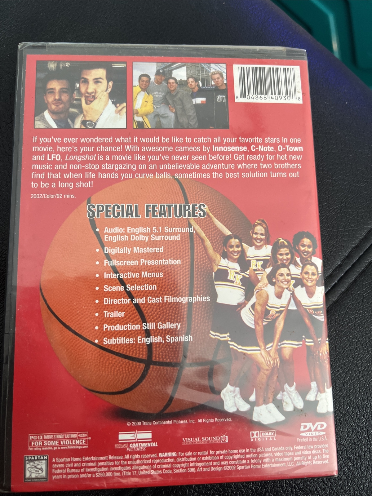 Longshot! The Movie ~ DVD ~ Paul Sorvino/Hunter Tylo ~ Brand New ~ Sealed