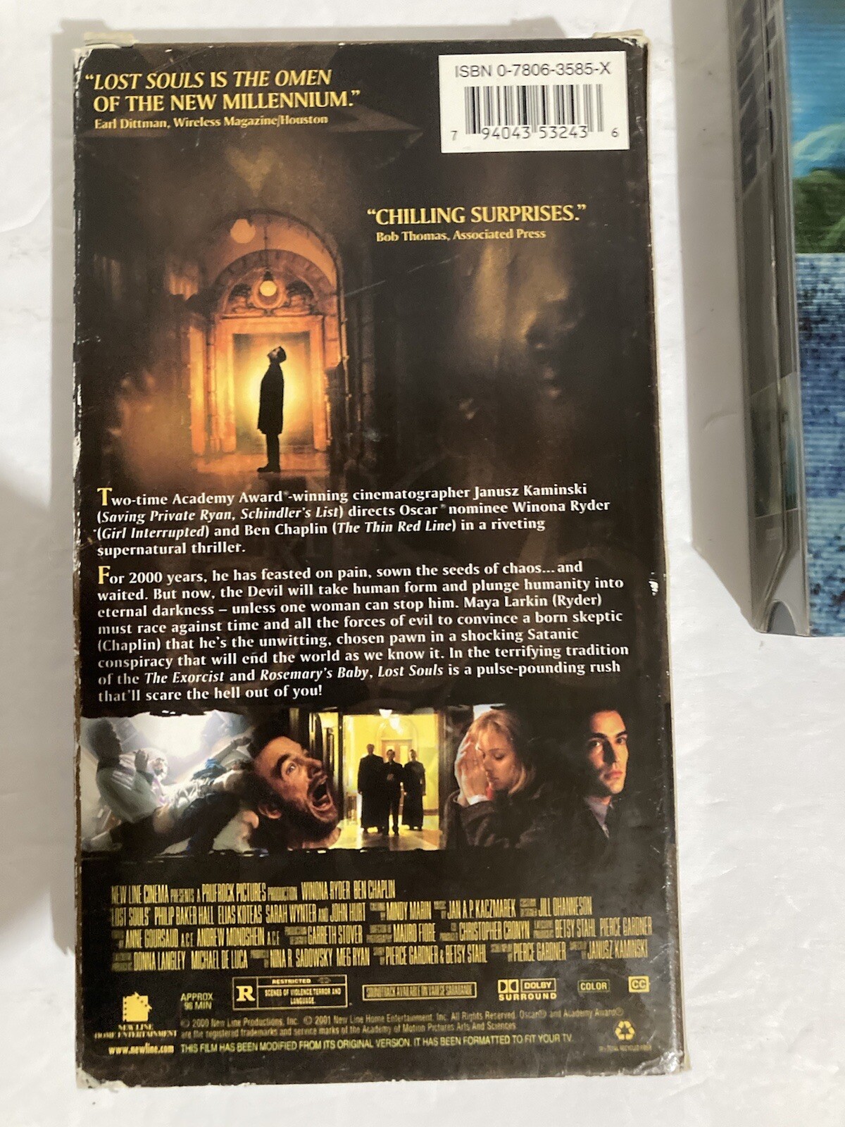 Lot 5 VHS Thrillers