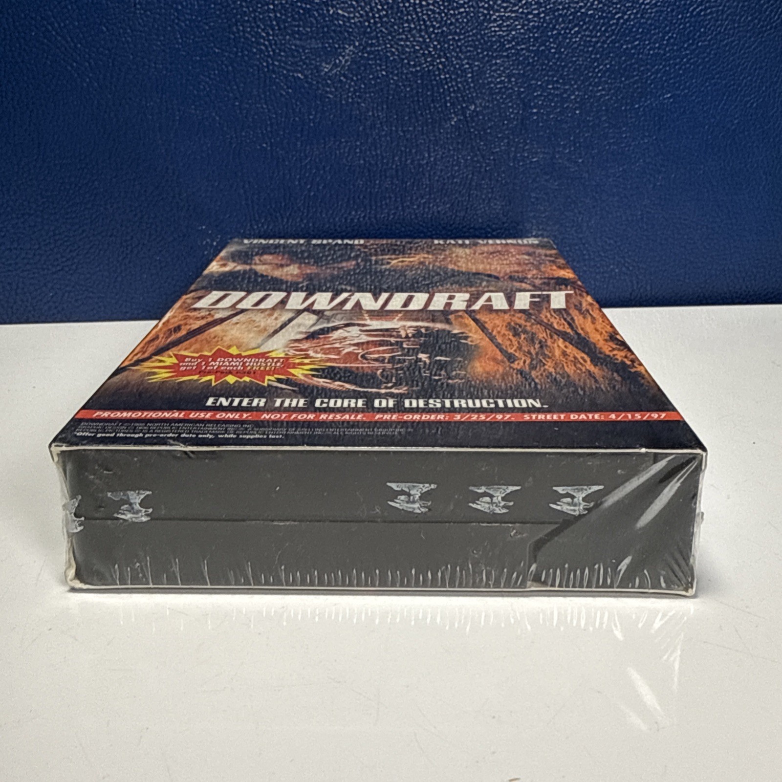 Miami Hustle /Downdraft VHS 1996 – Kathy Ireland Demo Sealed Rare!