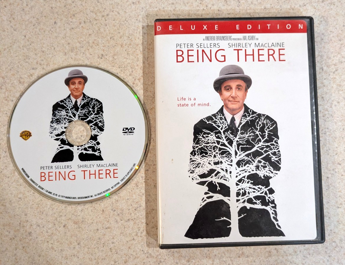 Being There DVD 1979 Hal Ashby Peter Sellers Movie Deluxe Edition OOP Tested
