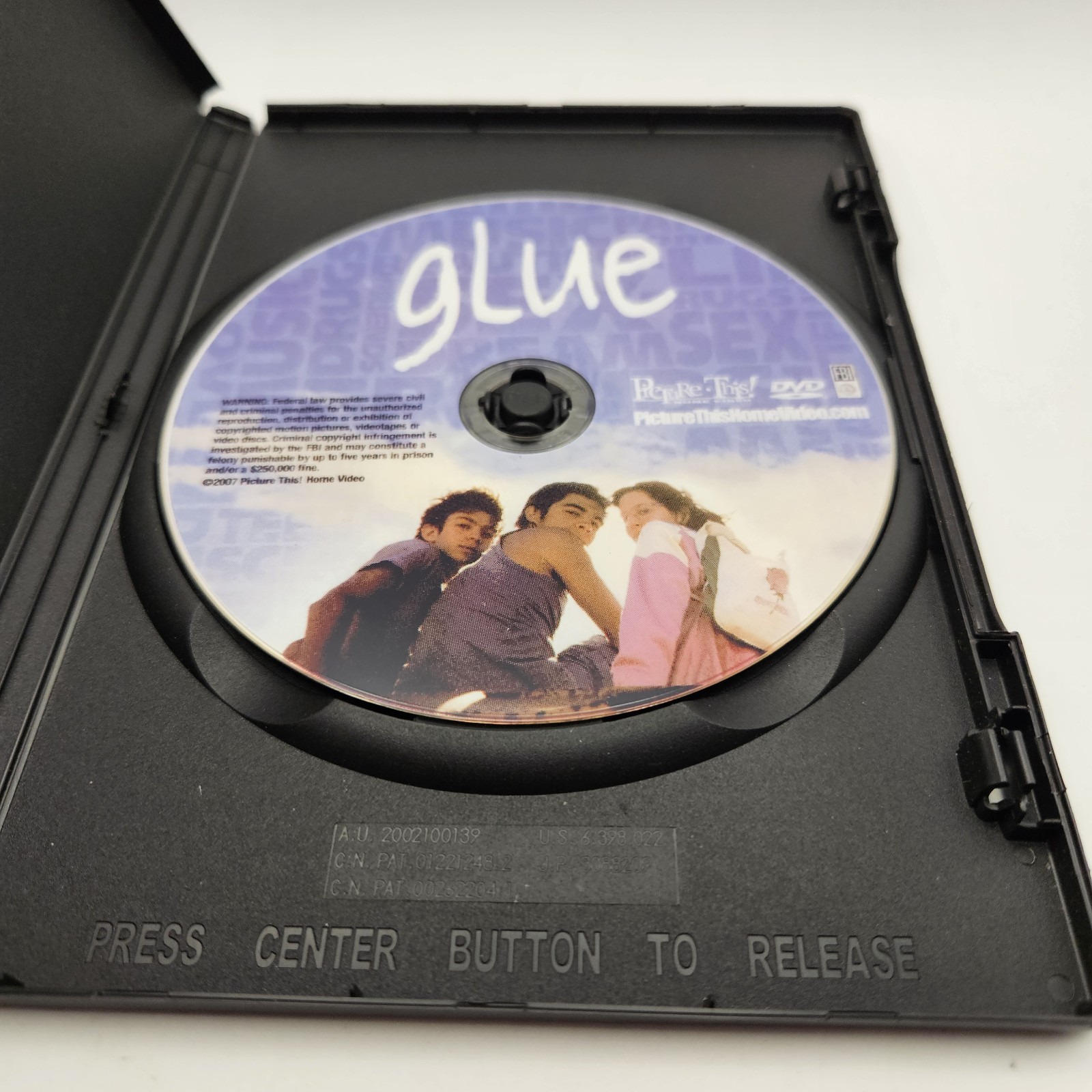 Glue (DVD, 2006) LGBT Gay Interest, MOD Disc, Tested And Working
