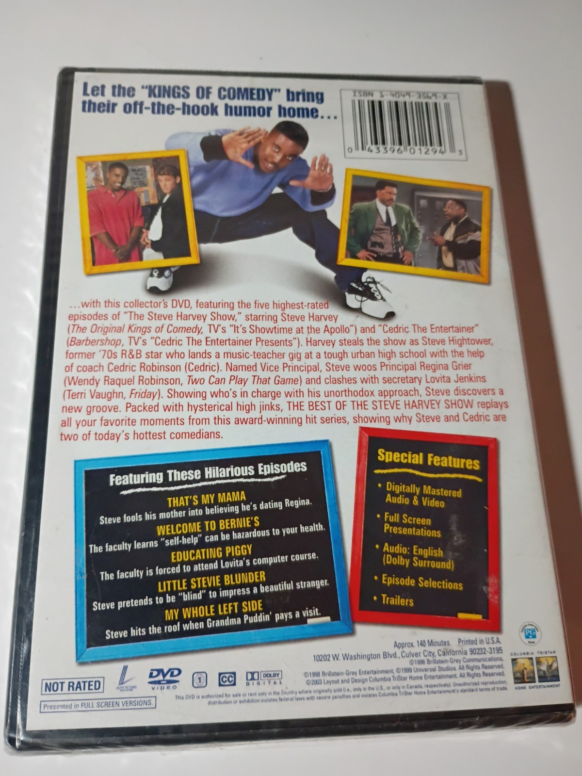 The Best of the Steve Harvey Show Volume 1 DVD 2003 New Sealed