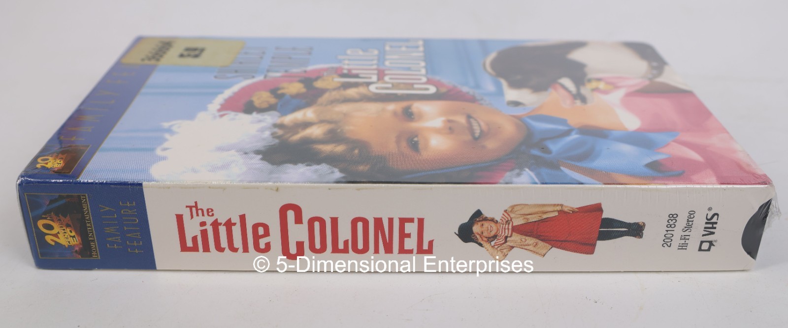 NEW Shirley Temple 3 VHS LITTLE COLONEL DIMPLES CURLY TOP Fox Family Feature