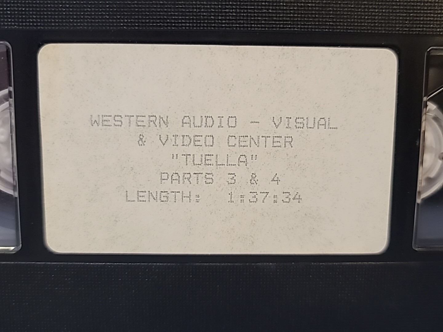 “THE COSMIC CONNECTION” TUELLA U.F.O. SEMINAR (QTY. 2 VHS 3HRS 40MIN 1985) RARE