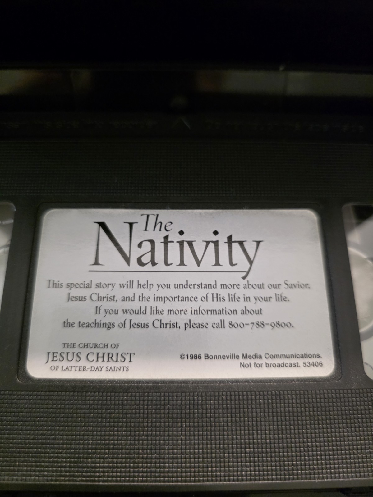 The Nativity VHS VCR Video Tape Movie The Birth Of Christ As Recorded In KJV