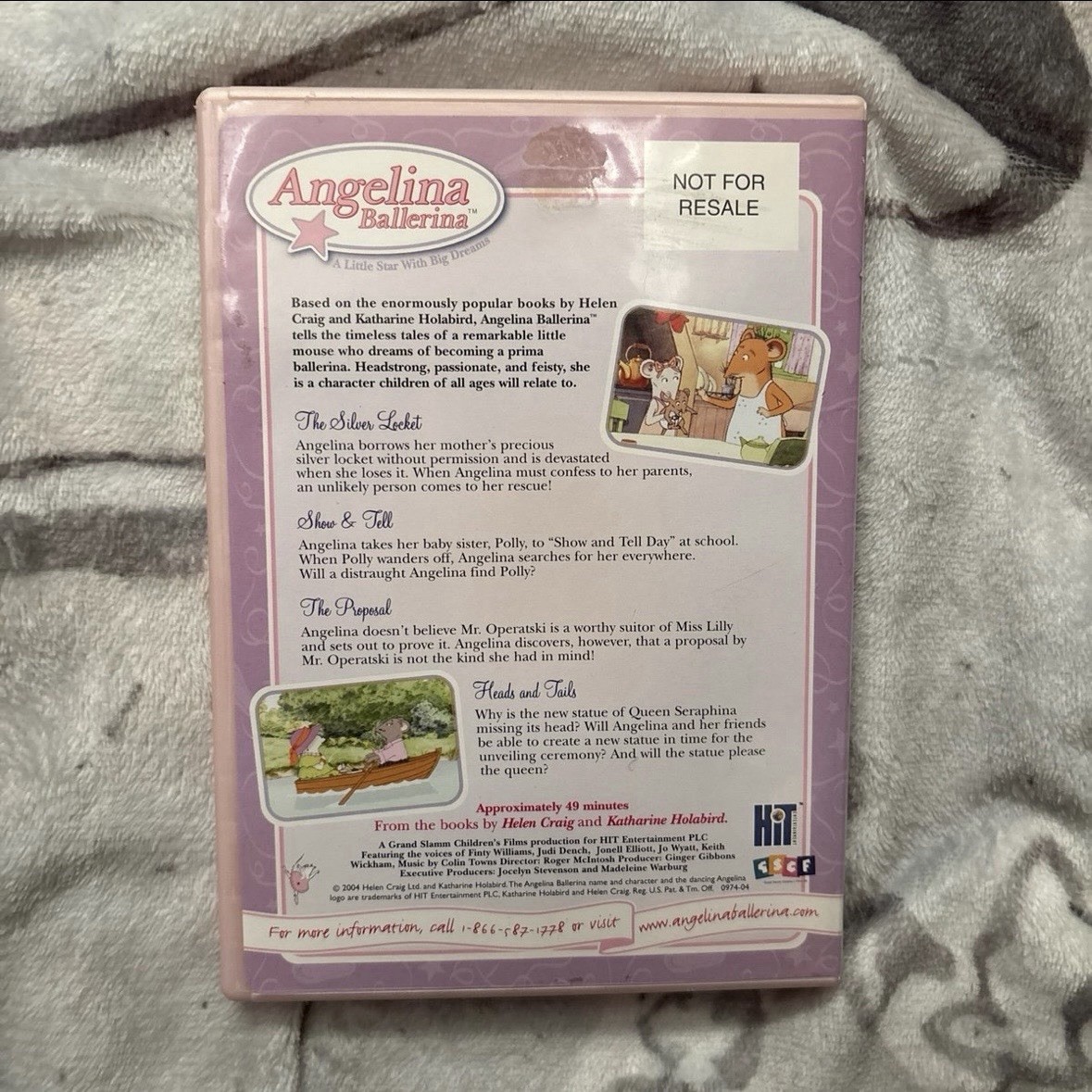 Angelina Ballerina – The Silver Locket (Screener DVD, 2004)