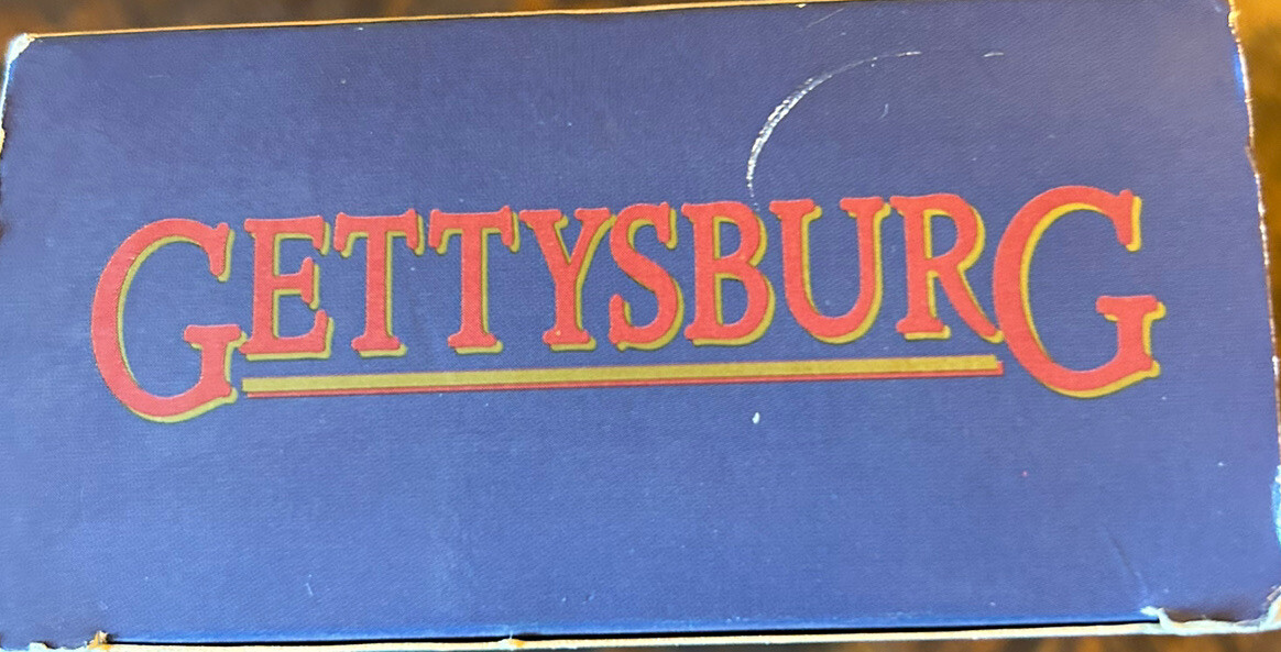 Vtg Gettysburg VHS Set Martin Sheen Jeff Daniels PG 1993 Turner Home Ent. 254min