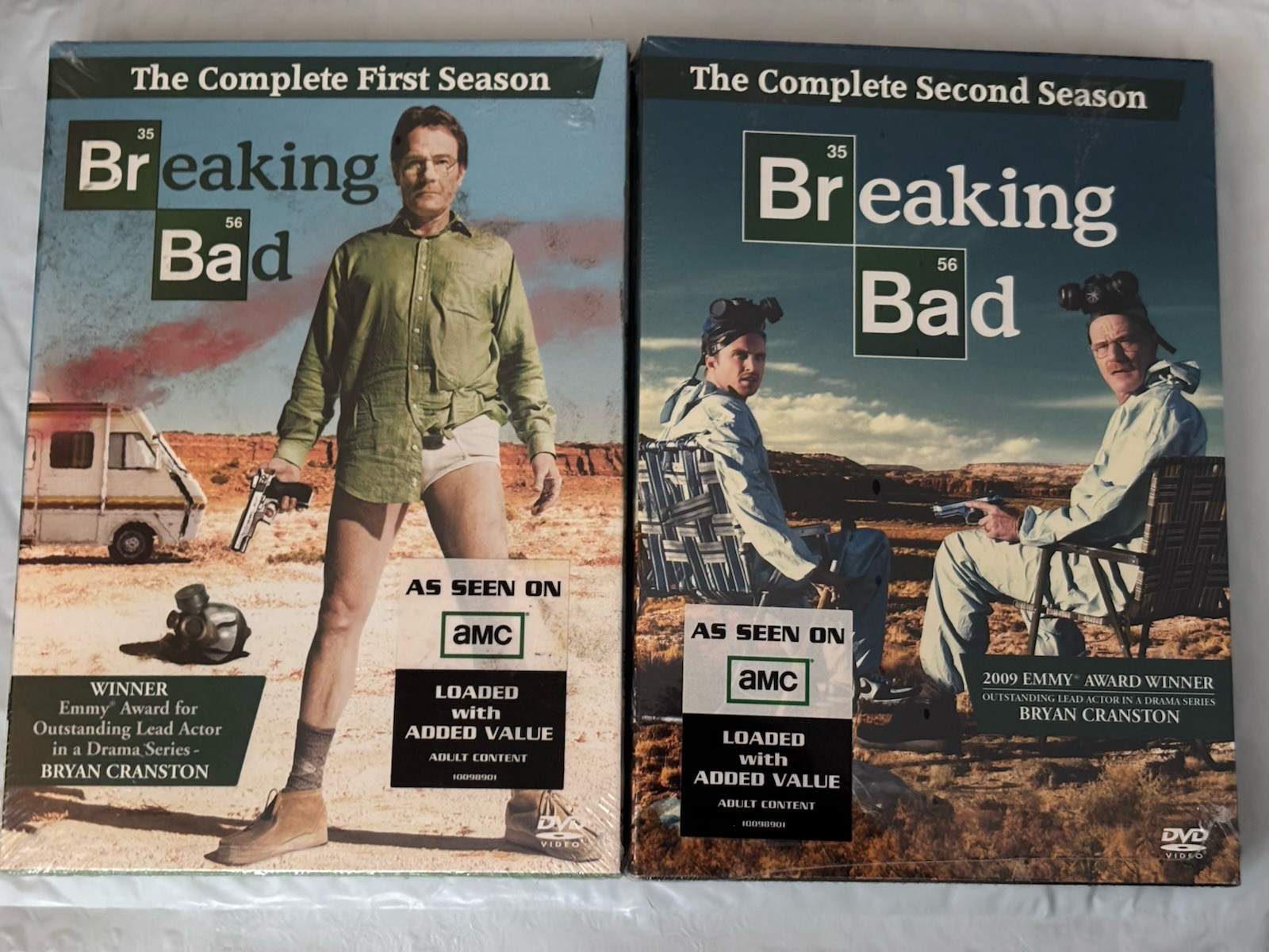 Brand New & Sealed Breaking Bad: Season 1 and 2 DVDs