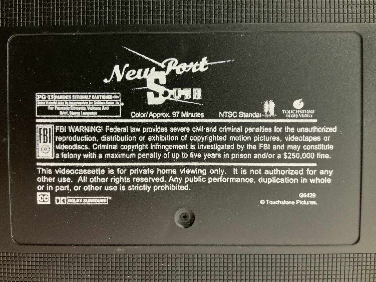 New Port South VHS Todd Field VHSshopCom