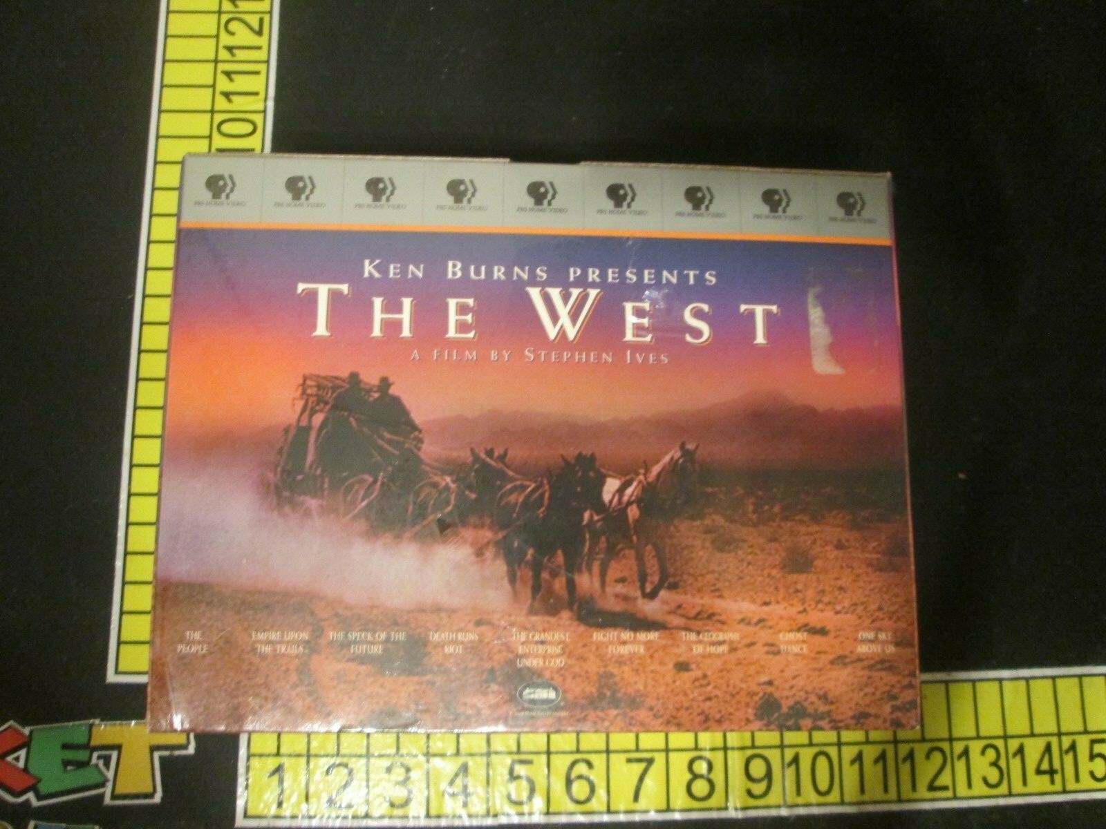 Ken Burns Presents – The West: A Film by Stephen Ives (VHS, 1996, 9-Tape Set)