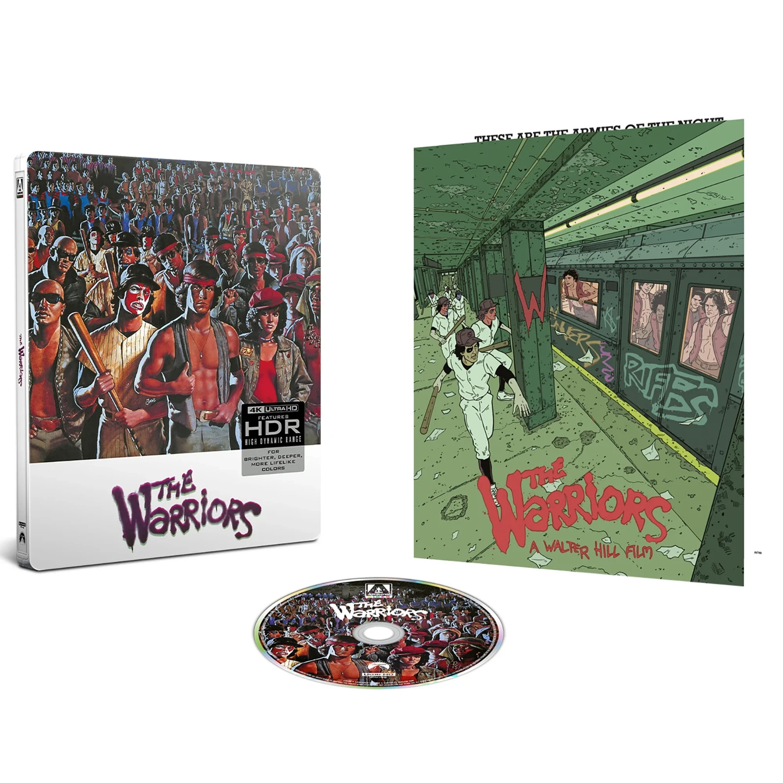 THE WARRIORS STEELBOOK 4K ULTRA HD NEW! SEALED!