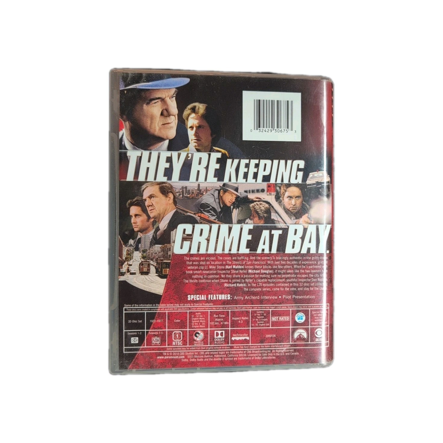 The Streets of San Francisco: The Complete Series (DVD). 120 Episodes, 32 Discs