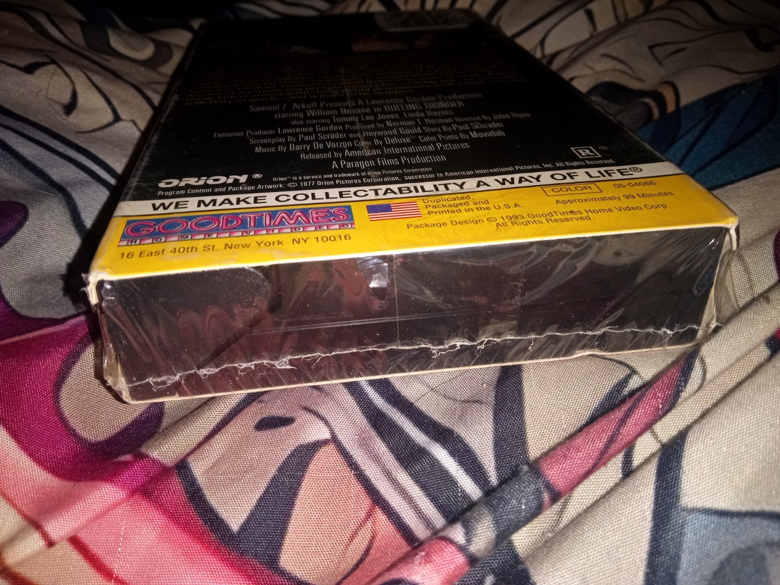 * New * Rolling Thunder VHS 1977 Tommy Lee Jones William Devane Cult Classic